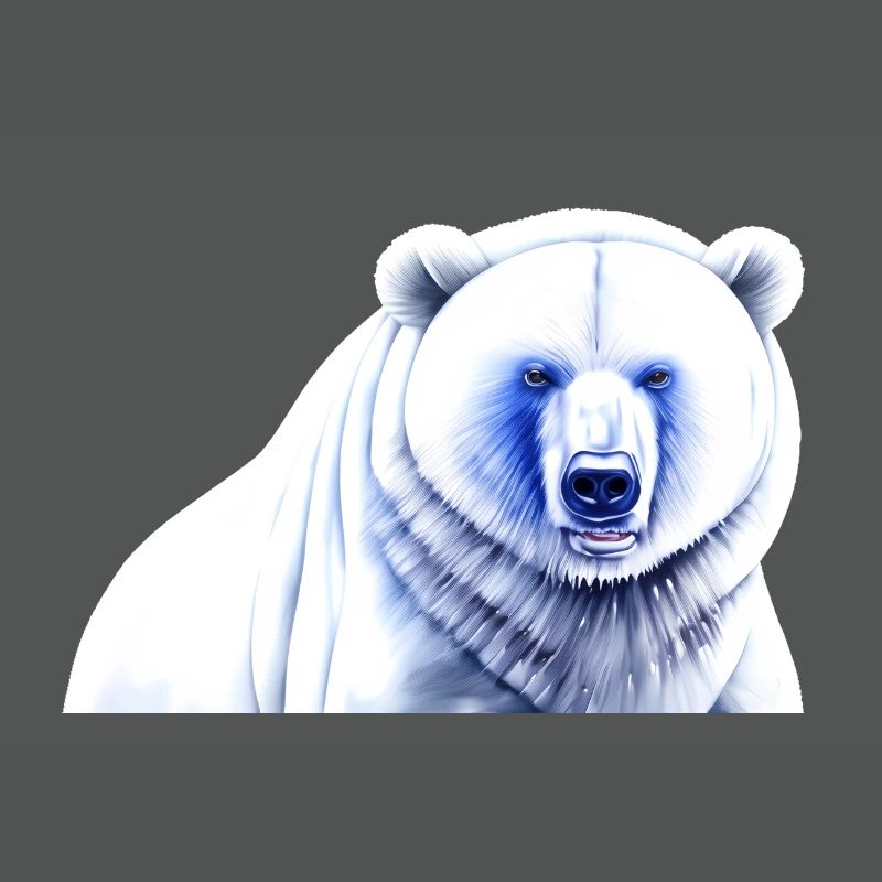 Blau Weiß Eisbär