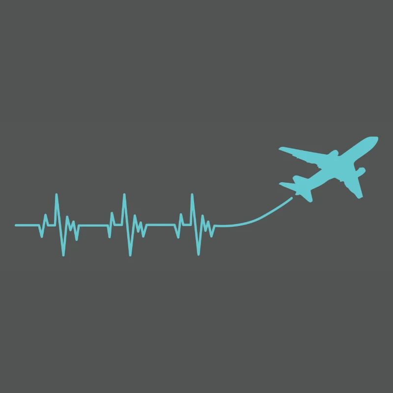 Pulse Airplane Gift Pilot Aviation Copilot