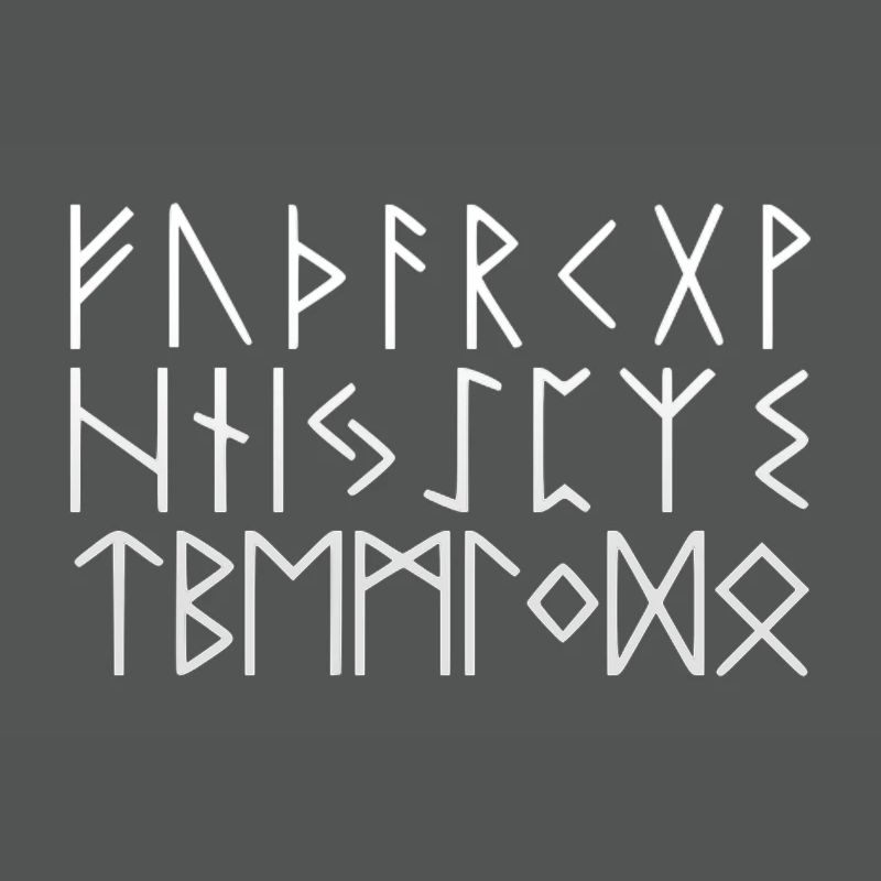 FUTHARK Runen - Wikinger