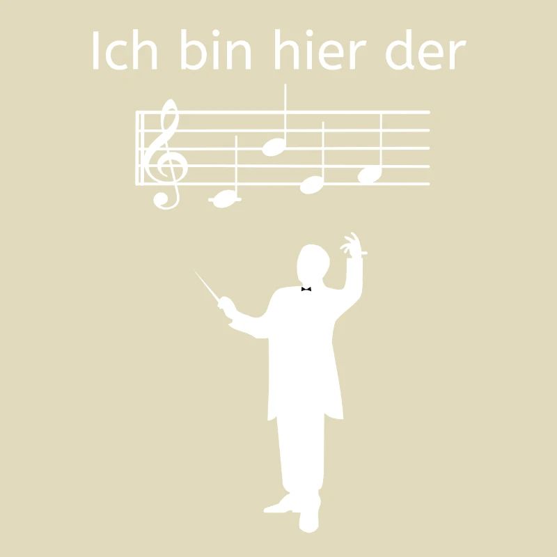 Ich bin hier der Chef Geschenk Dirigent Chorleiter