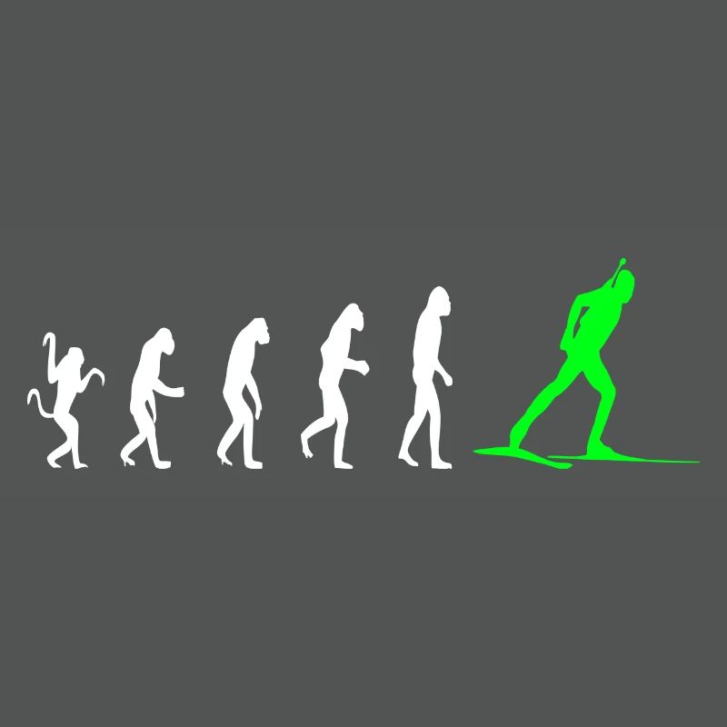 Biathlon Geschenk Evolution