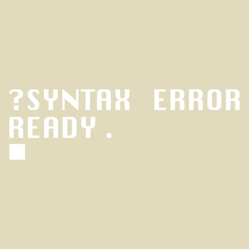 SYNTAX ERROR, Nerd Shirt