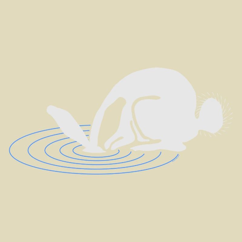 A white rabbit