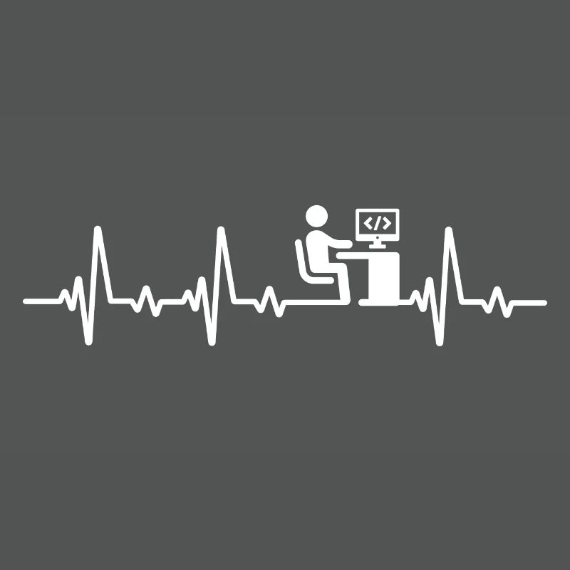 Programmeur Heartbeat Code Computer Scientist