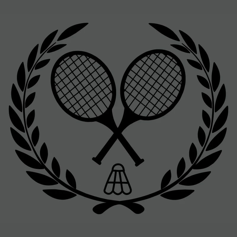 Badmintonschläger und Shooter