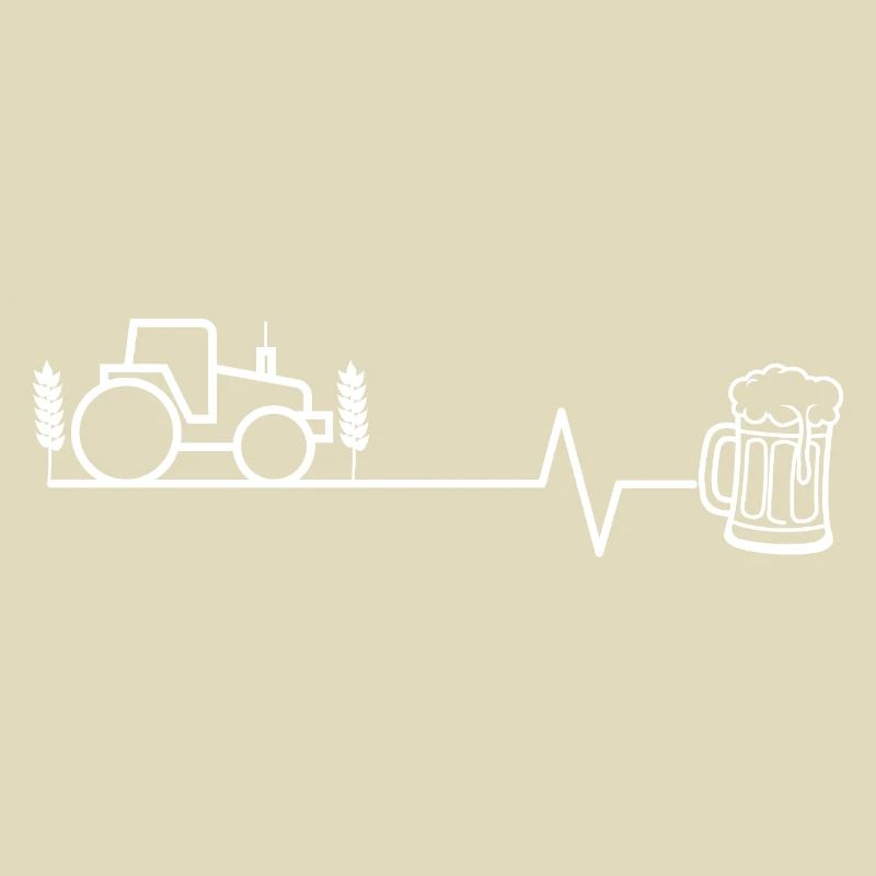 Traktor und Bier