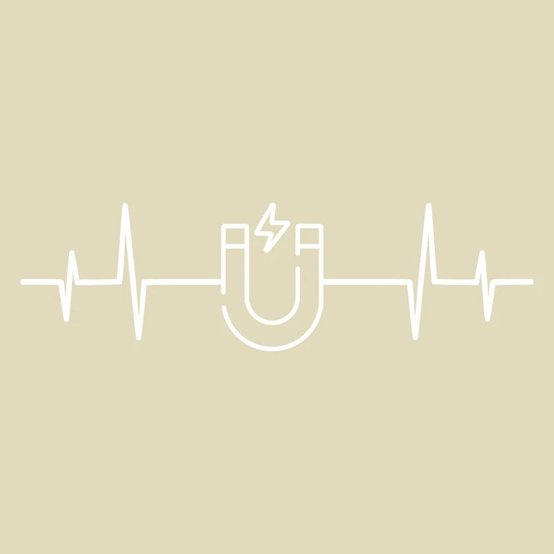 Heartbeat magnet physics science gift idea