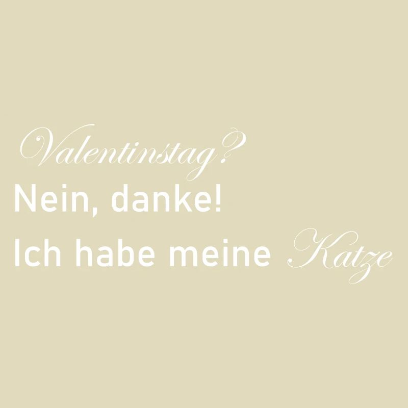 Valentinstag Miau Katze Geschenk Geschenkidee