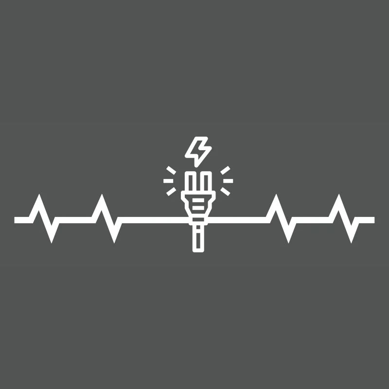 Heartbeat socket electrician electrical engineering E