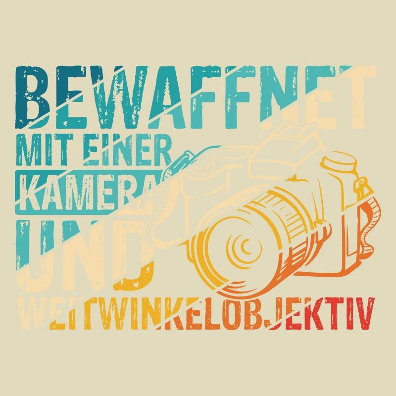 Bewaffnet mit einer KAMERA und WEITWINKELOBJEKTIV