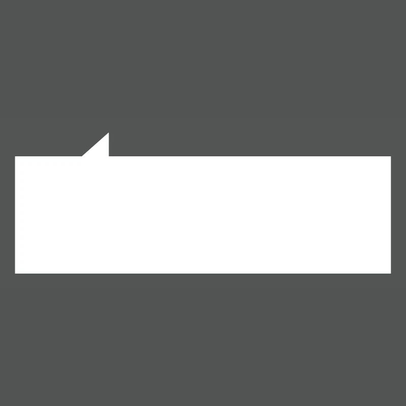 Speech bubble rectangle