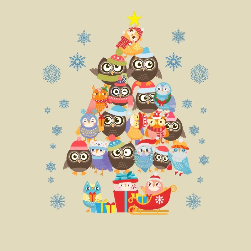 Eule WEIHNACHTSBAUM