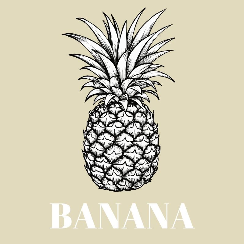 Banananas - Banane oder Ananas - Geschenk Party