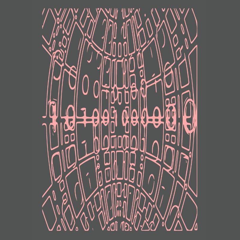 Binary Code Abstract (pink)