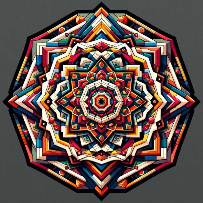 Kunterli - Spiritual, colourful mandala
