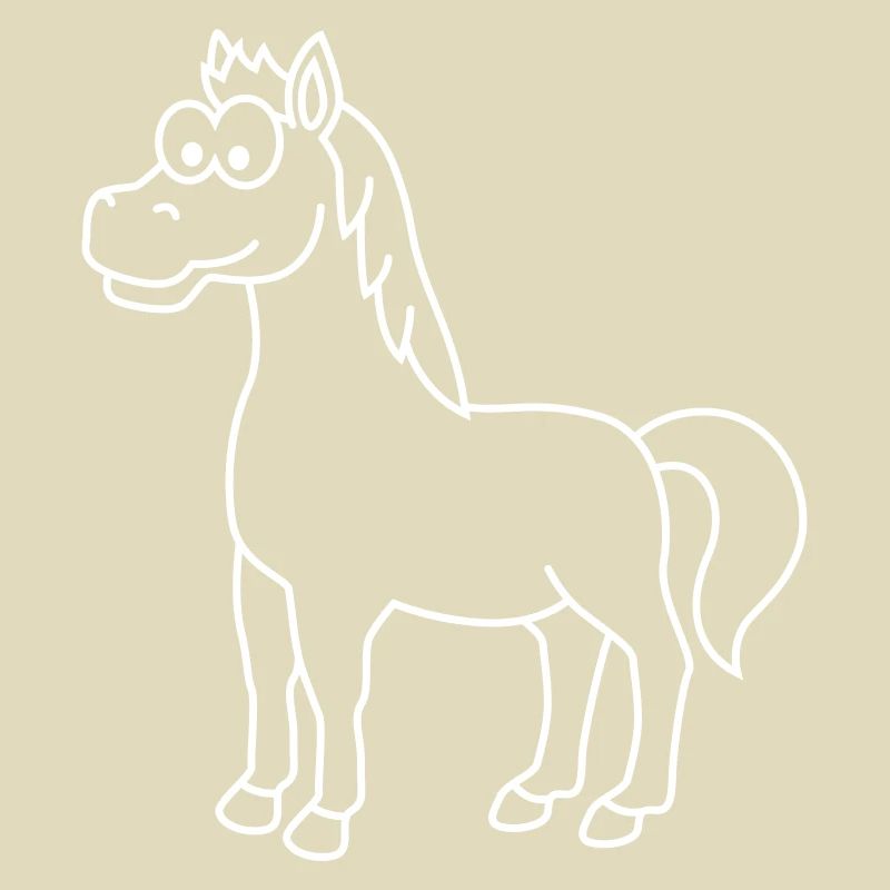 Pferd Comic Tier
