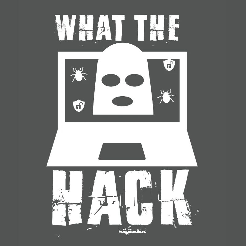 Lustig, was der Hack Hacker oder Computer Geek Geschenk