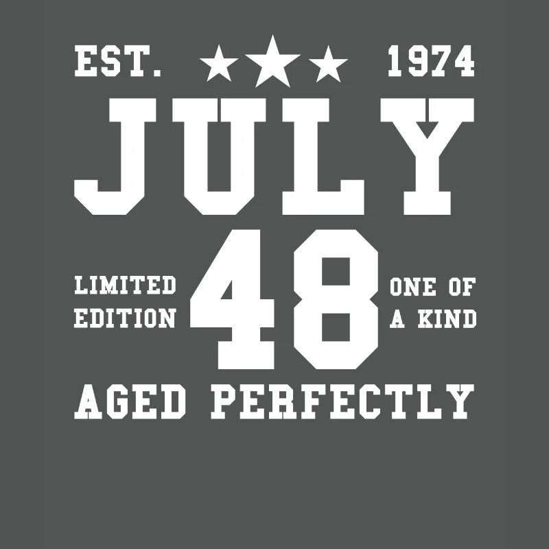 48th birthday July born 1974 Gift idea