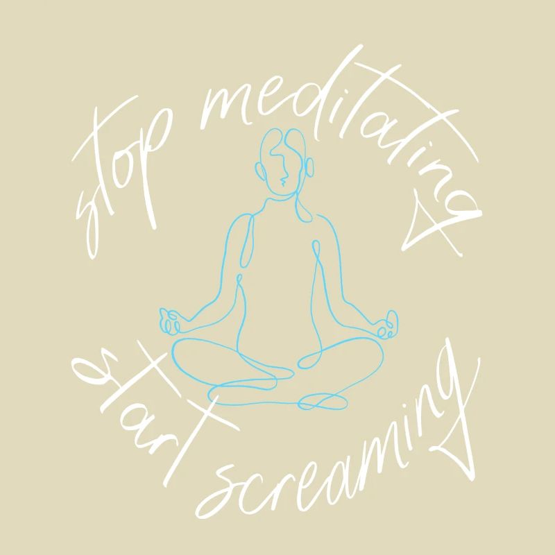 Meditation oder schreien ?