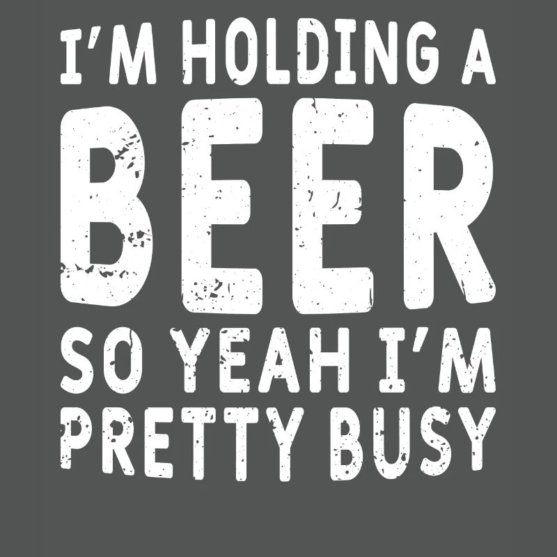 Lustiger Bier Spruch Bier Trinker