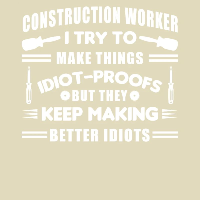 Construction Design For Men Daddy Construction Worker
