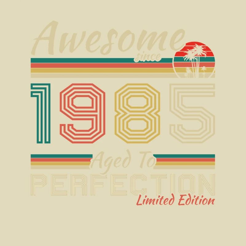 1985 Vintage-Retro-Geburtstagsgeschenk