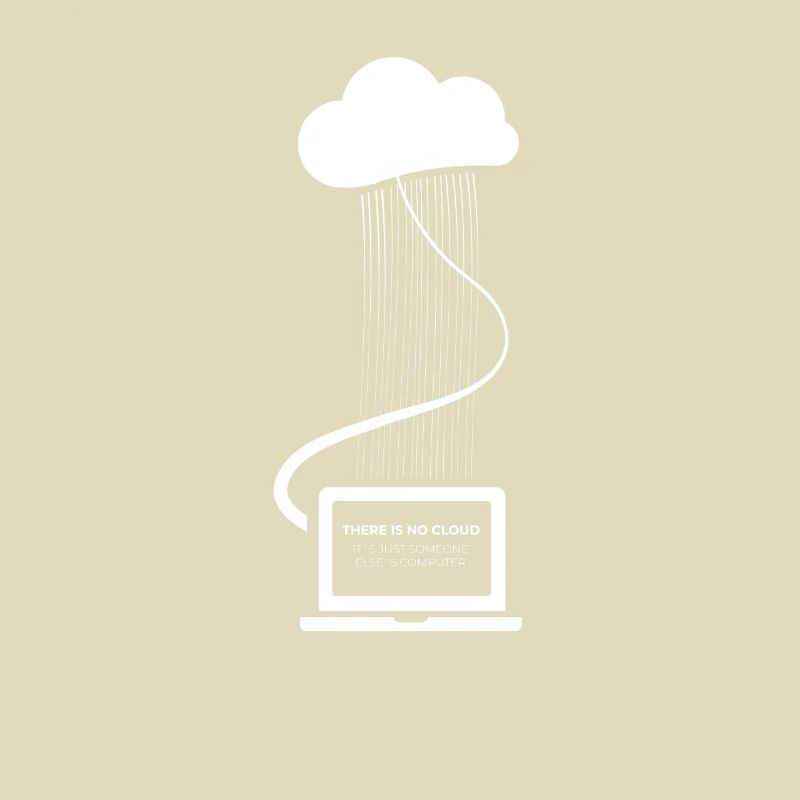 IT Cloud Tech Freak Lustige Nerd Sprüche Computer