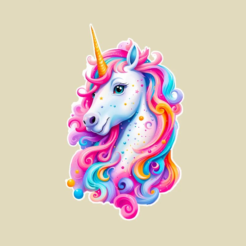 Regenbogen Einhorn 01