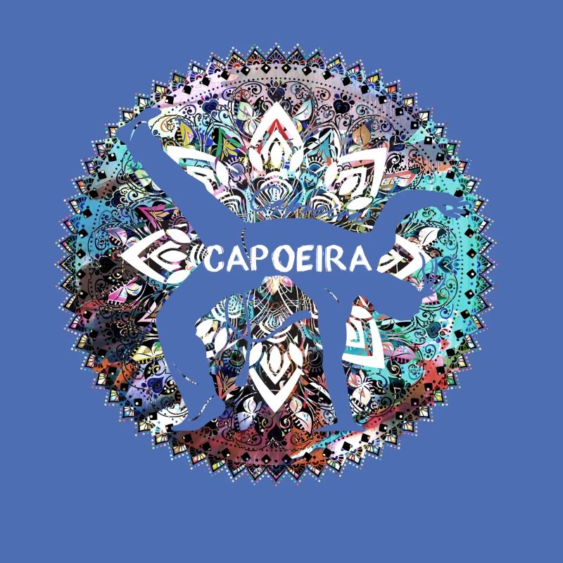 capoeira, mandala, colorful, pattern, orient, graffiti