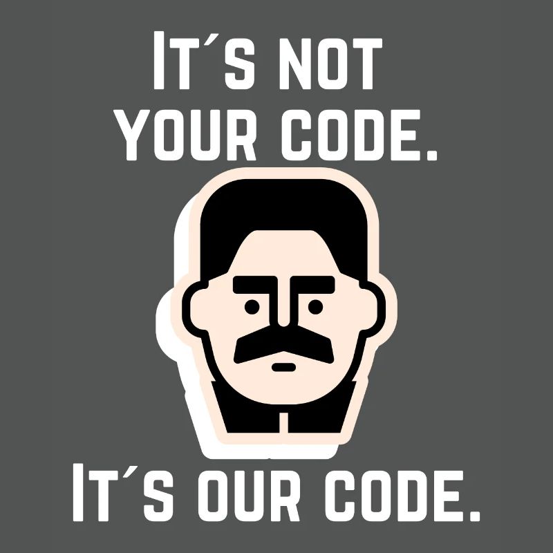 Chemise pour programmeurs avec code volé