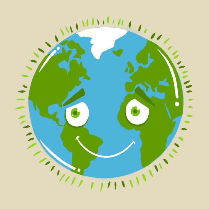 Schüchterner Planet ERDE