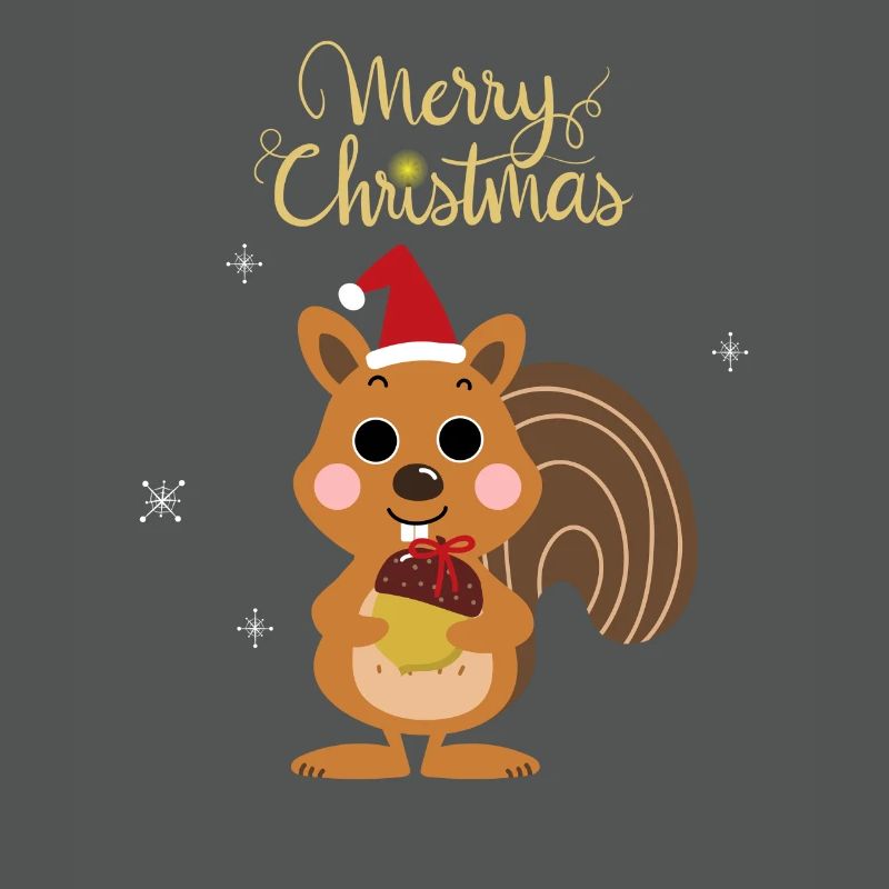 Squirrel Christmas -Eichhörnchen