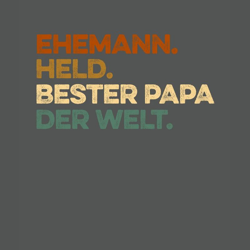 Held Bester Papa Mann Der Welt Held Bester Ehemann