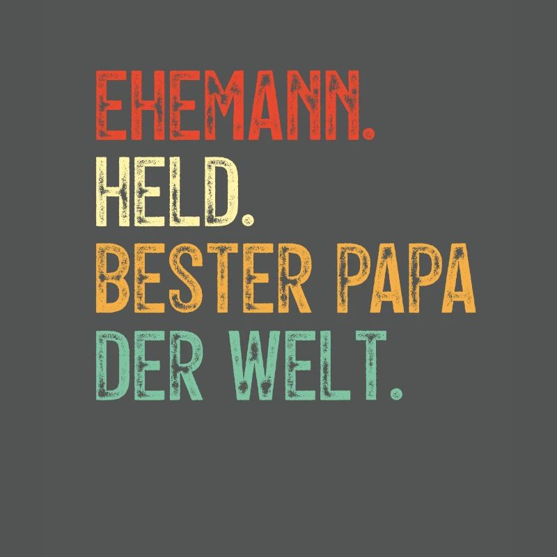 Held Bester Papa Mann Der Welt Held Bester Ehemann