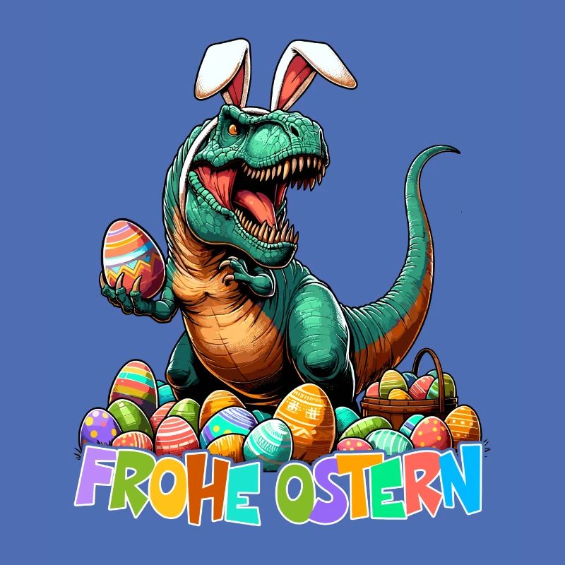 Dinosaur Trex Boys Easter Basket Easter Bunny