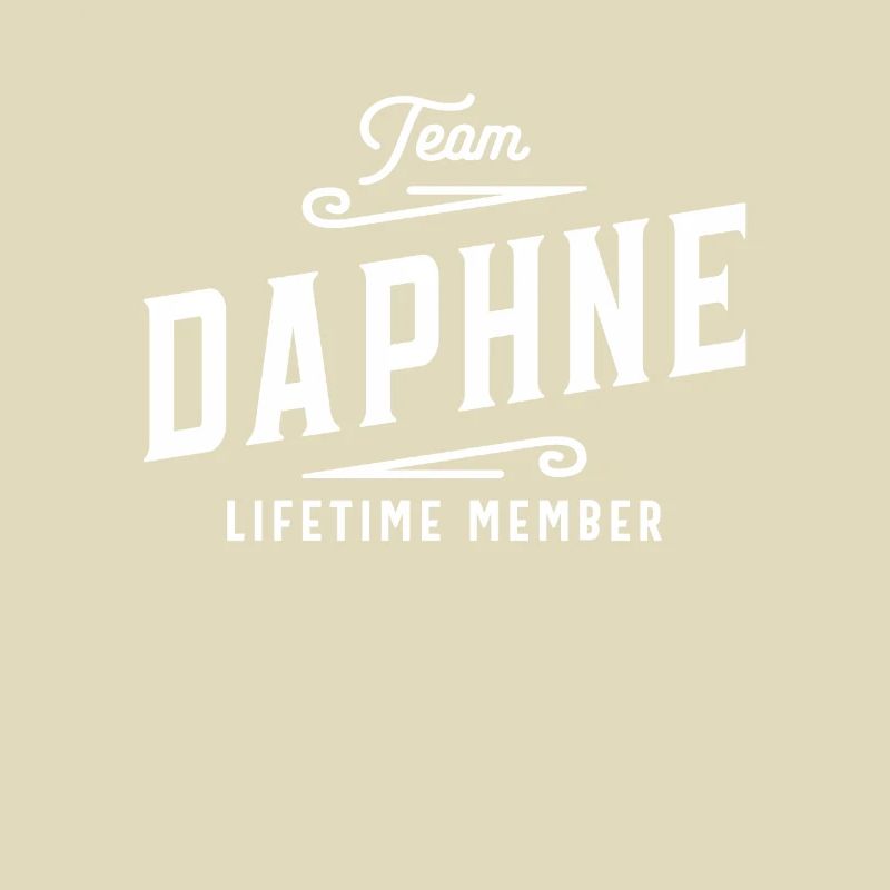 Team Daphne Lifetime Member Personalized Name