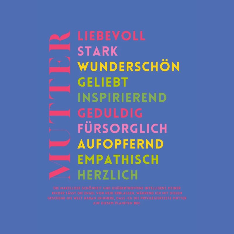 Tolle Mutter von Geschwistern - Muttertag