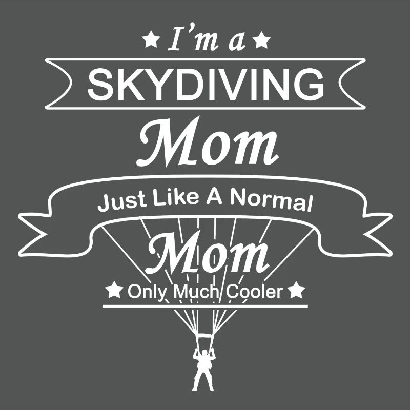 Skydiving Mutter: Original-Geschenk-Entwurf