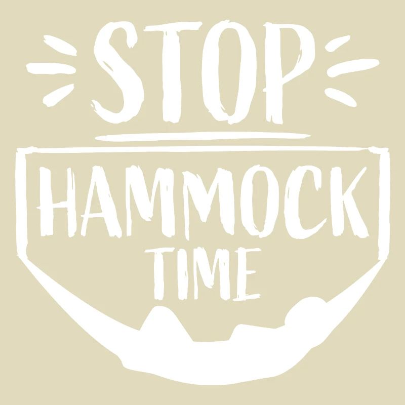 Funny Stop Hammock Time Relaxing Sleeping Camping