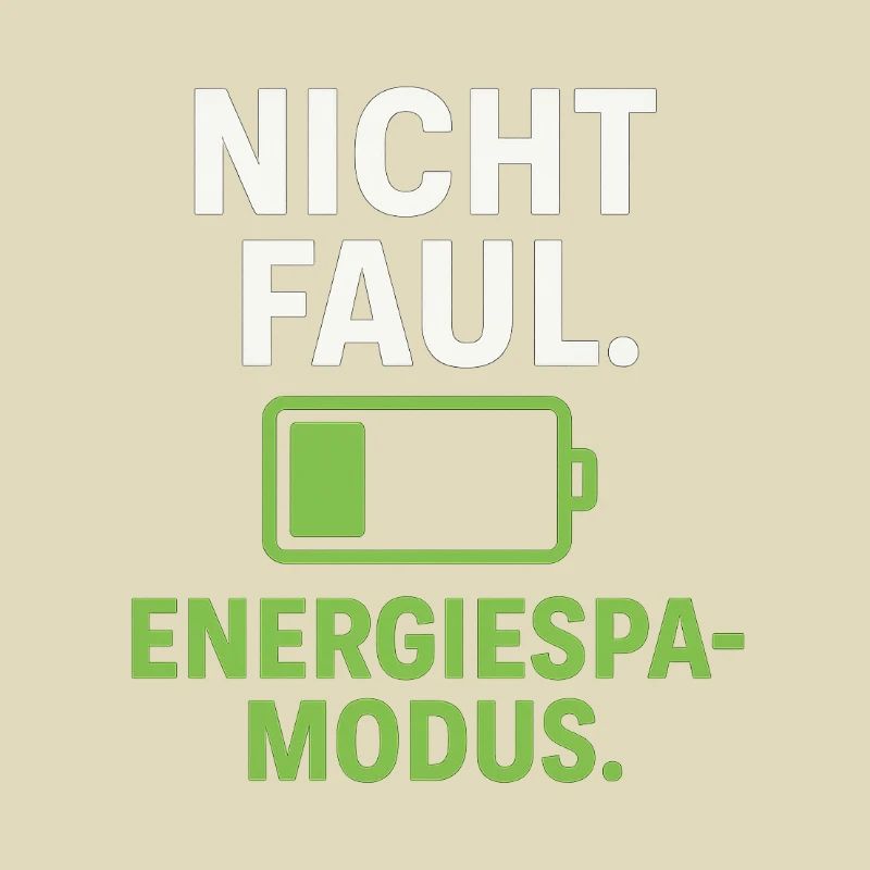 Not lazy, power saving mode