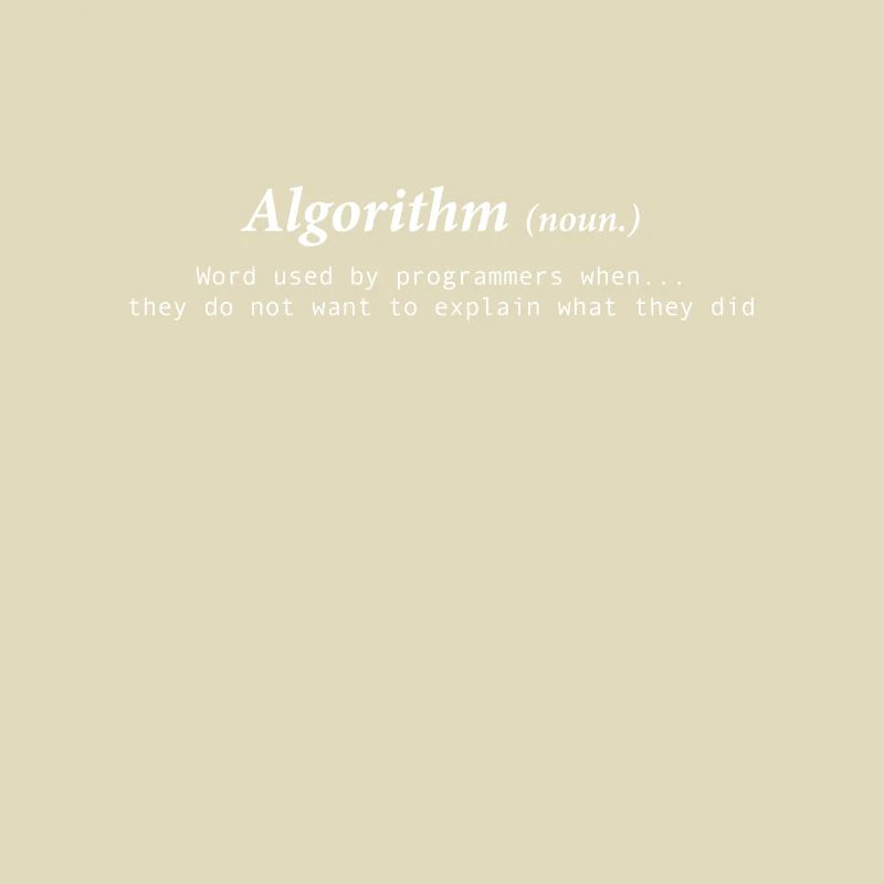 Algorithm definition