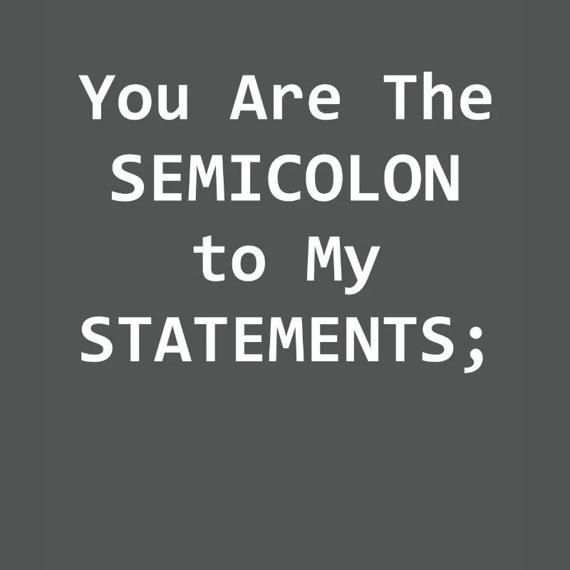 Programmeur Semikolion Computer Science Cadeau