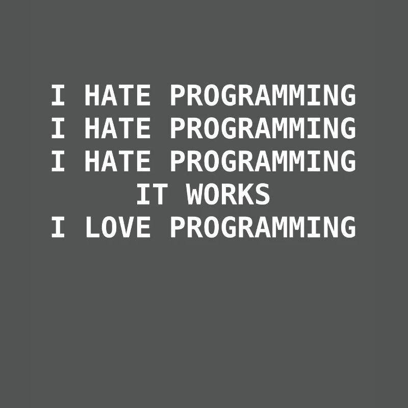 Ich Hasse Programmieren Computer Science Nerd Idee