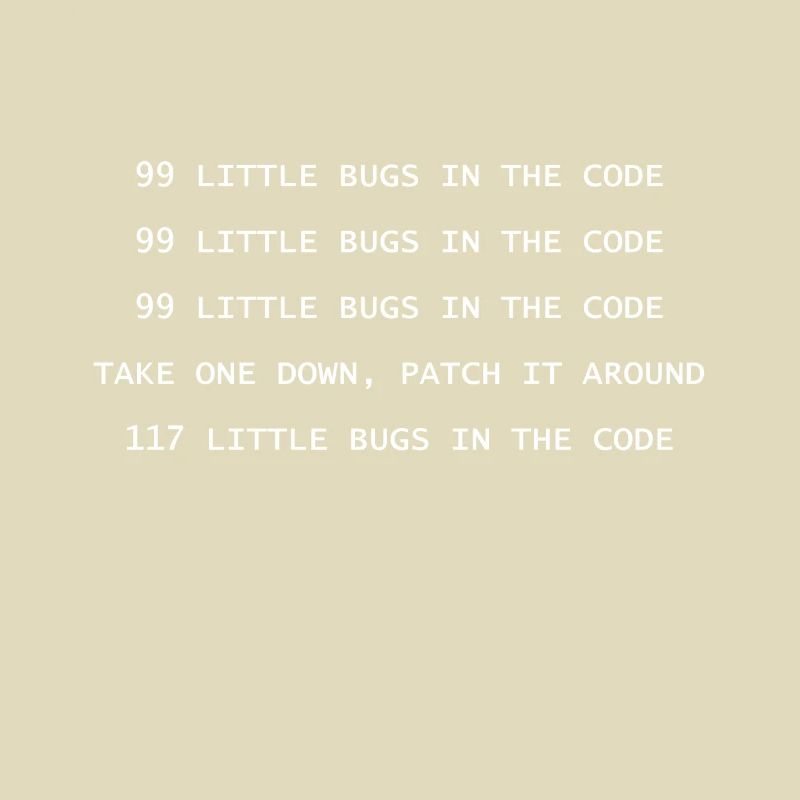 99 Bugs Programmierer Geschenk Informatiker Nerd