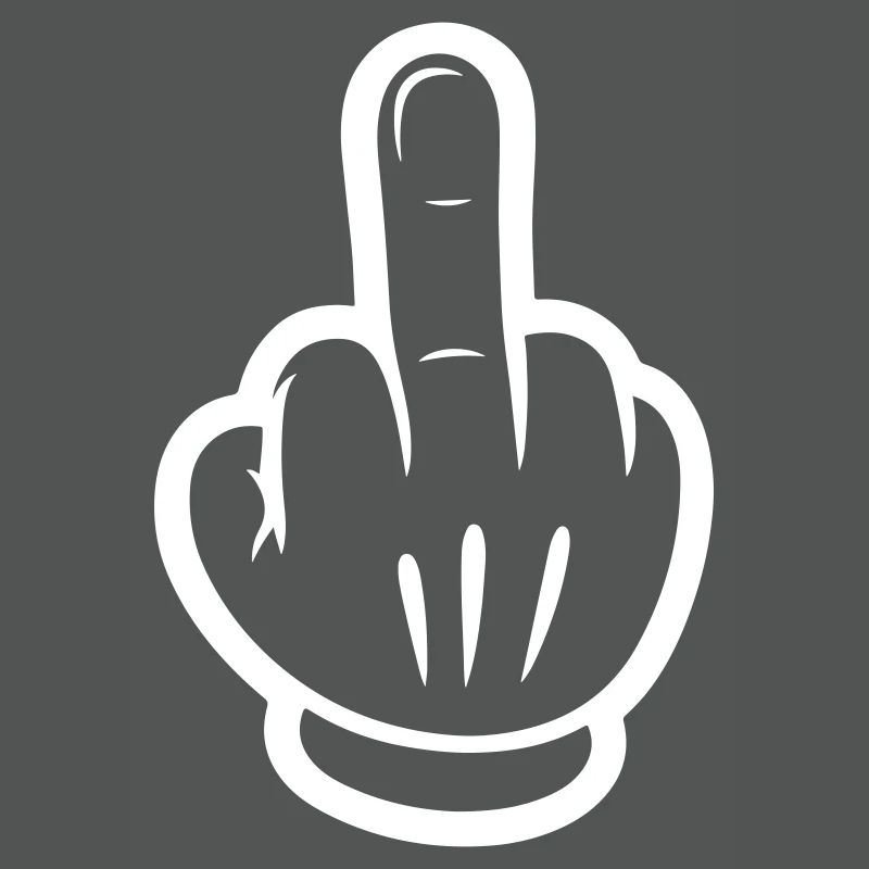 Mittelfinger Comic Hand