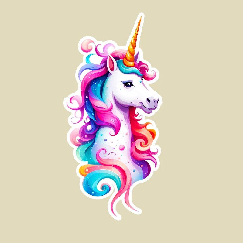Regenbogen Einhorn 03