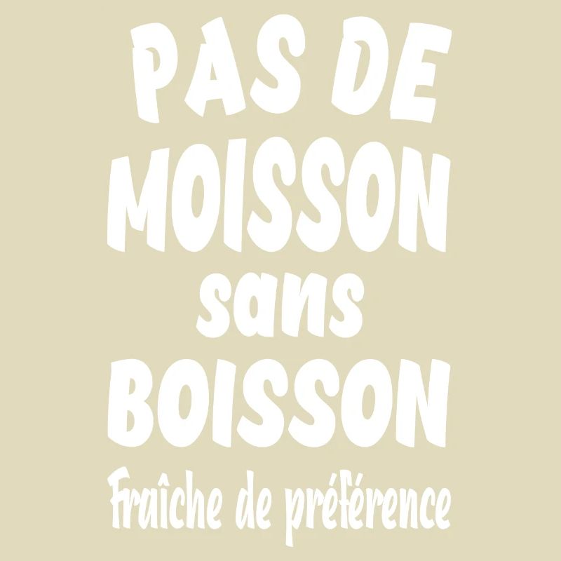 Pas de moisson sans boisson fraîche de préférence
