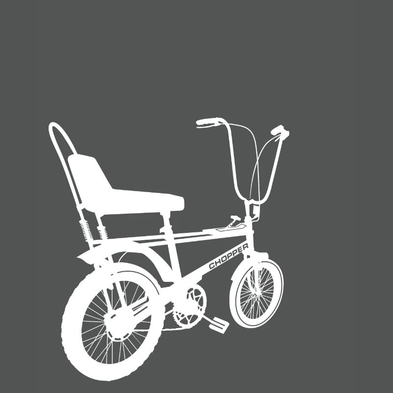 Conception de vélo Chopper rétro