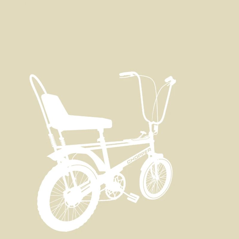 Conception de vélo Chopper rétro