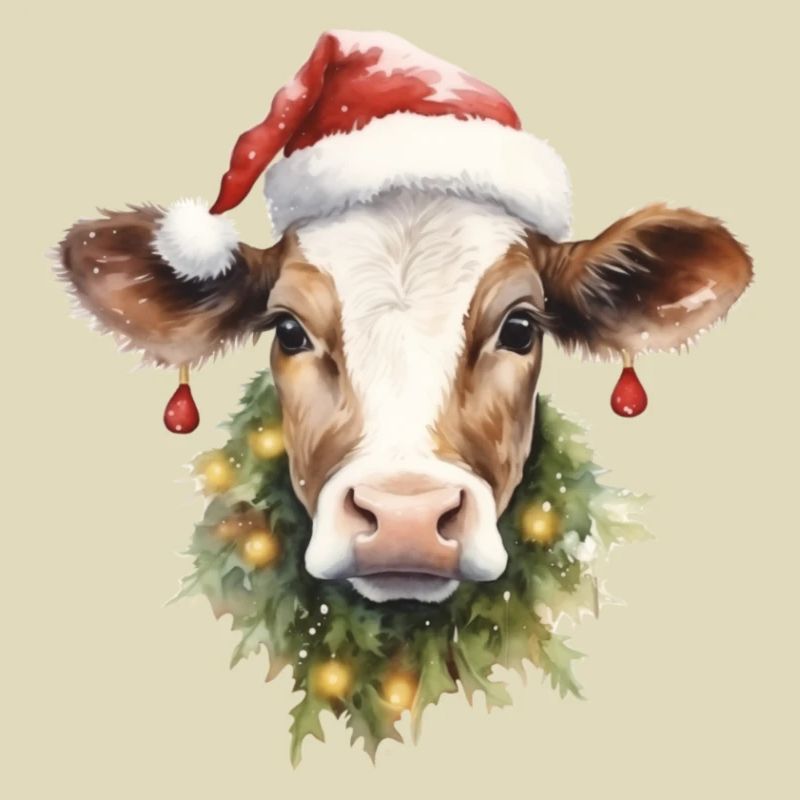 Weihnachtskuh